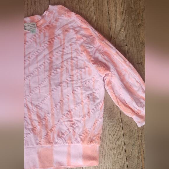ANTHROPOLOGIE BLOUSE PINK TYE DYE SZ MEDIUM - Picture 4 of 6